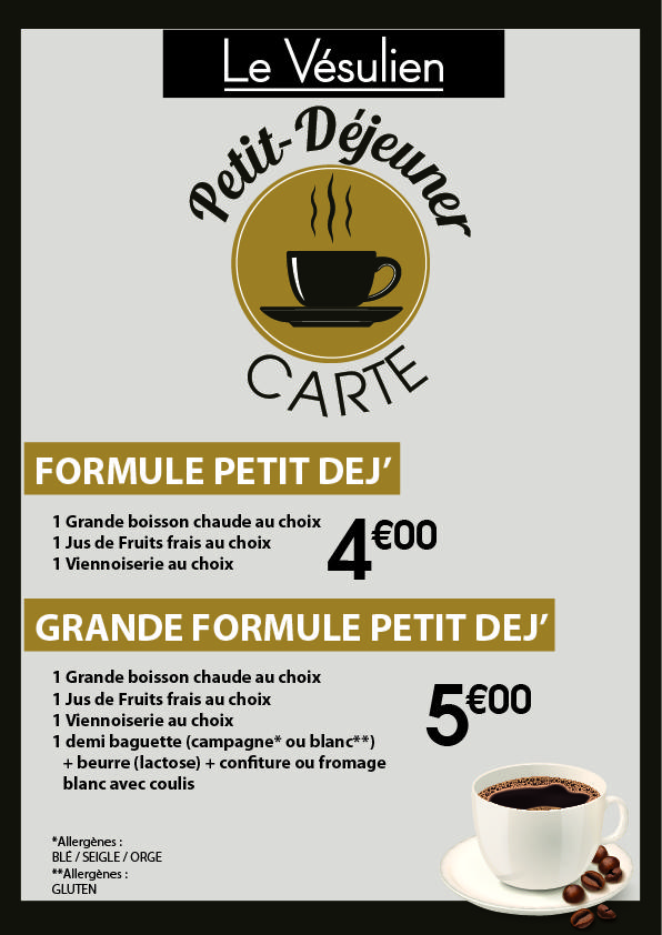 Le Vésulien - Menu Image 2
