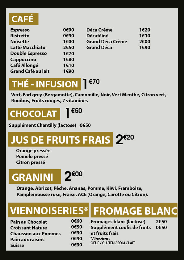 Le Vésulien - Menu Image 3
