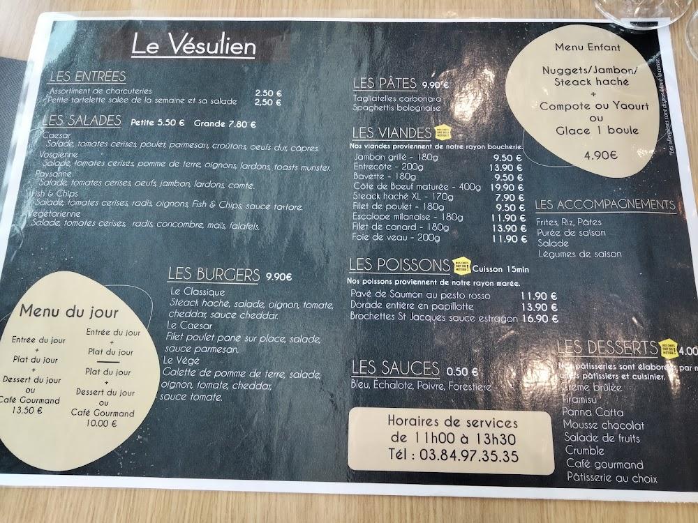 Le Vésulien - Menu Image 4